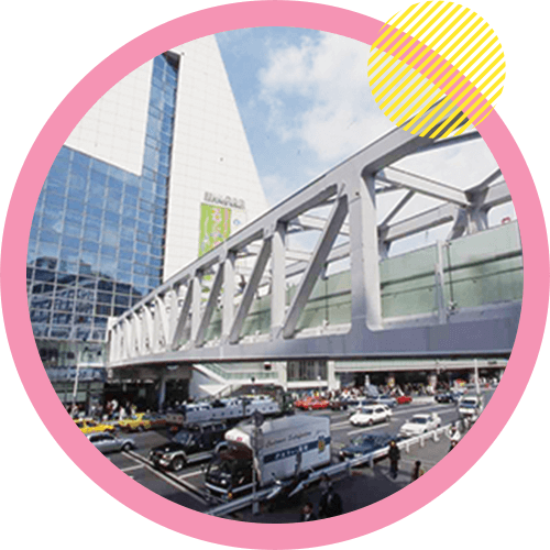 移動&買い物に便利な遊歩道